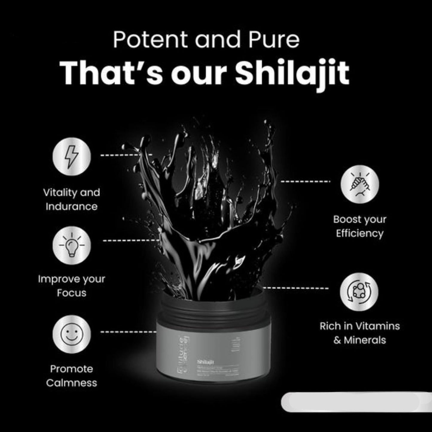 Porush Himalayan Shilajit Resin 20 Gram Pack